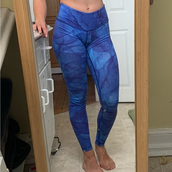 Lululemon leggings, blue size 6 - Picture 1 of 5